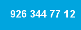 926 344 77 12 926 344 77 12